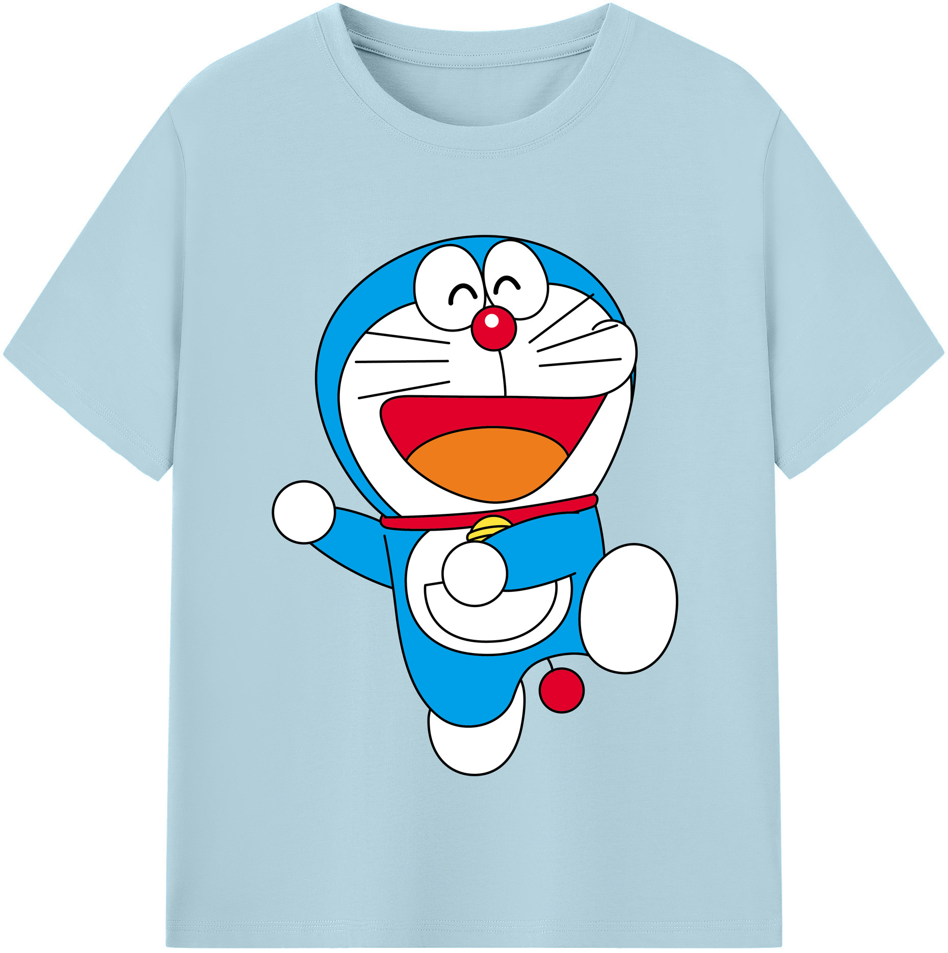 （画像用） ドラえもん Doraemon 綿100％半袖Tシャツ（フロントプリント）